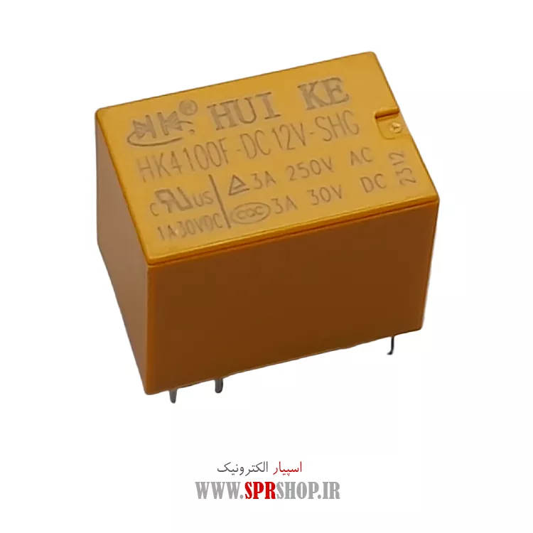 رله 12 ولت 6 پايه کوچک (515)