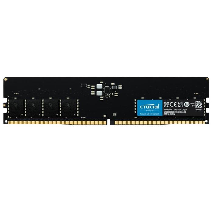 رم کامپیوتر DDR5 تک کاناله 4800 مگاهرتز CL40 کروشیال ظرفیت 32 گیگابایت