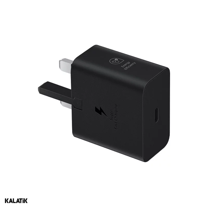 شارژر دیواری 25W سامسونگ سرکارتنی مدل EP-T2510 فست PD سه پین-شارسل