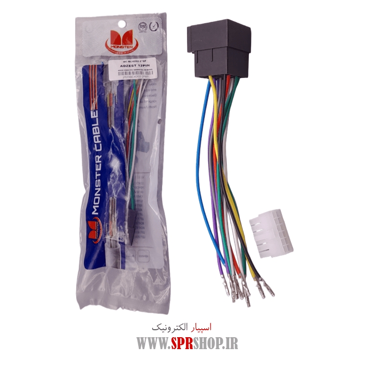 سوکت پخش 12پین CELARION به ایران خودرو MC-BC4202-2
