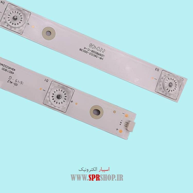 بک لایت تلویزیون TCL 49P3 8*4LED 6V 450MM