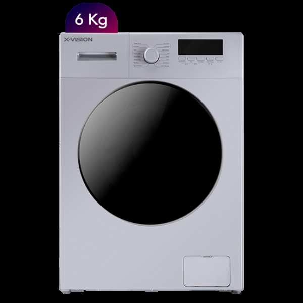 ماشین لباسشویی ایکس ویژن مدل TE62-AS ظرفیت 6 کیلوگرم