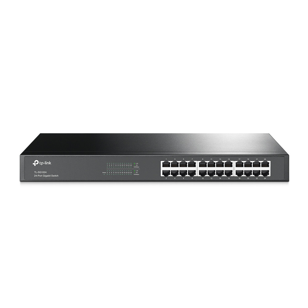 سوييچ 24 پورت گيگابيت و رکمونت تی پی لینک مدل TL-SG1024
