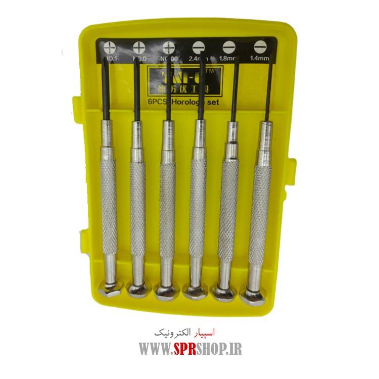 ست پيچ گوشتی ساعتی 6 عددی TNI-U TU-T6A