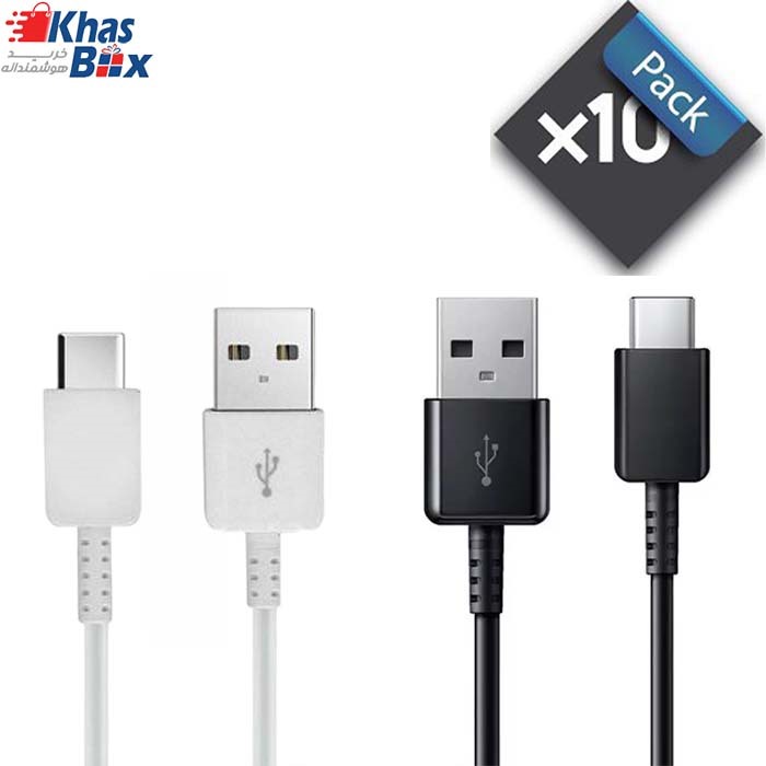 پک 10 عددی کابل USB به Type-C فست شارژ سامسونگ