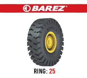 لاستیک لودر بارز مدل Q20 (نخی، گل دنده) سایز 23.5R25(تاریخ تولید2025)