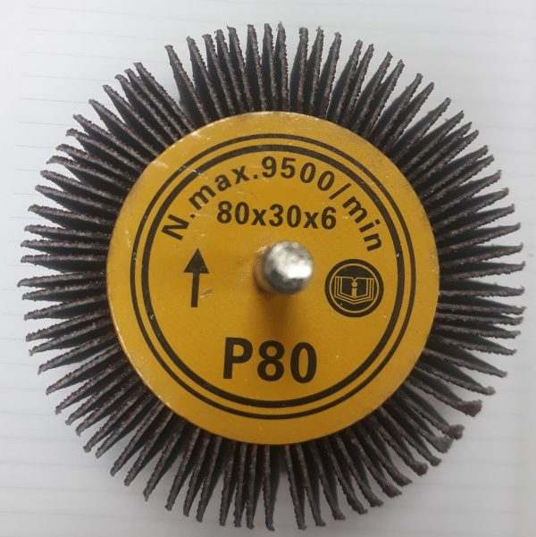 سنباده چتری سایز6*30*80 گرید80 اورینت