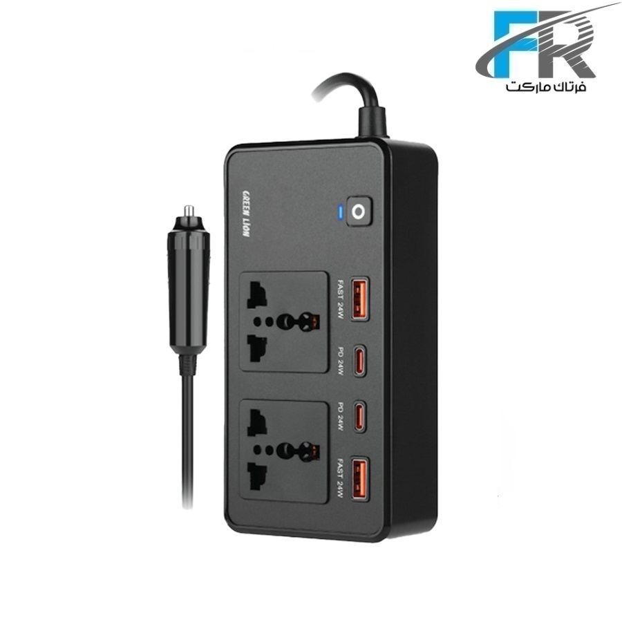 اینورتر و مبدل برق خودرو گرین لاین مدل GNGC200CIN - GC-200