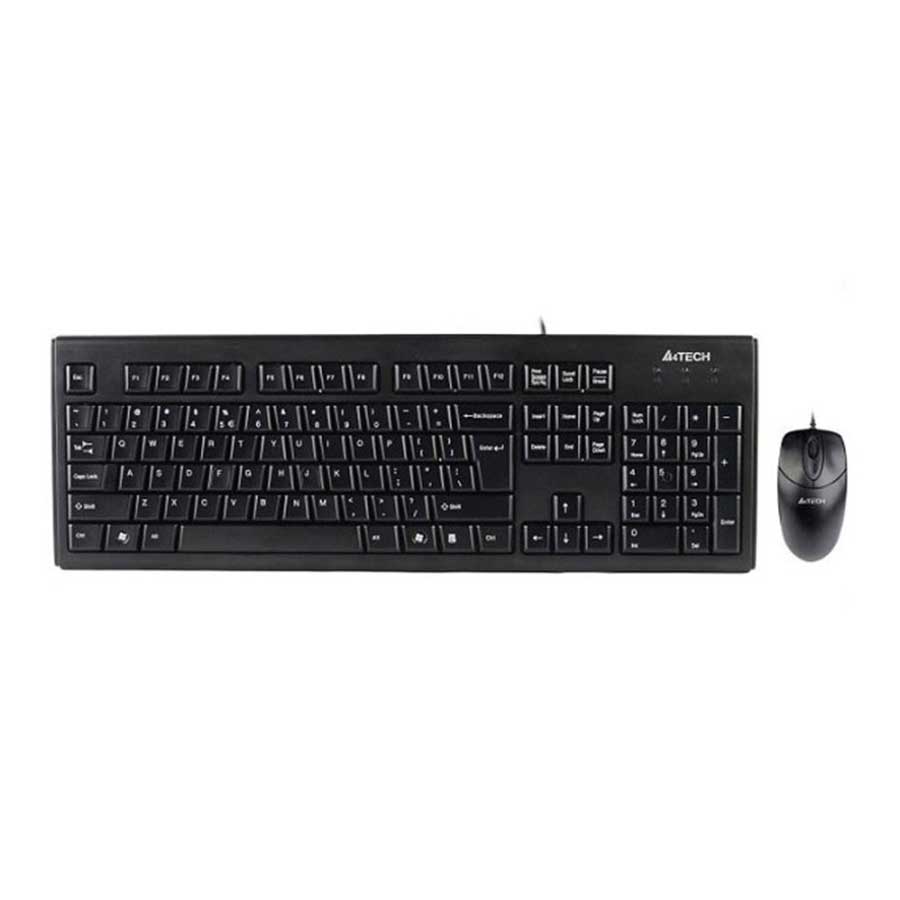 کیبورد و ماوس باسیم ای فورتک مدل KR-8372