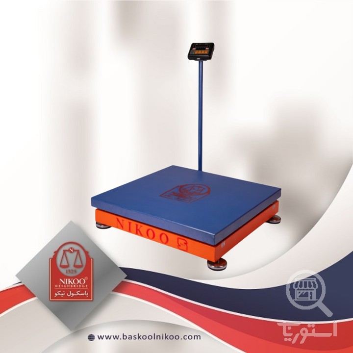 باسکول یک تن کفی 125در105نیکو