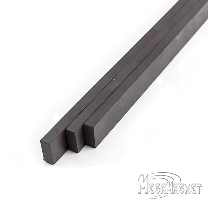 آهنربا نواری لاستیکی فریتی 100x20x8 میلیمتر مخصوص آسانسور 6 قطعه مگامگنت