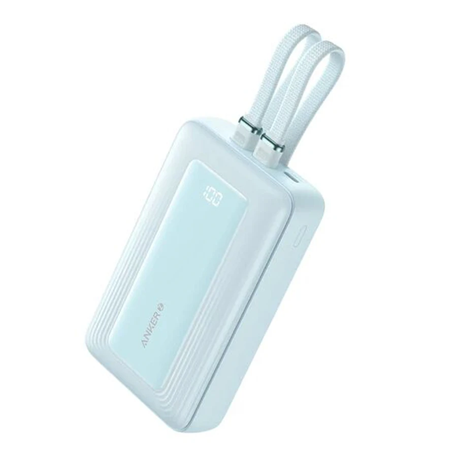 پاوربانک انکر مدل A1681 30W ظرفیت 20000mAh به همراه کابل لایتنیگ و کابل USB Type-C