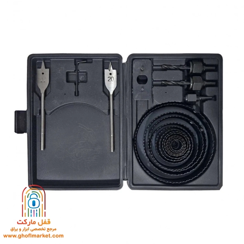 ست سری گرد بر چوب 18 پارچه آروا مدل 7891