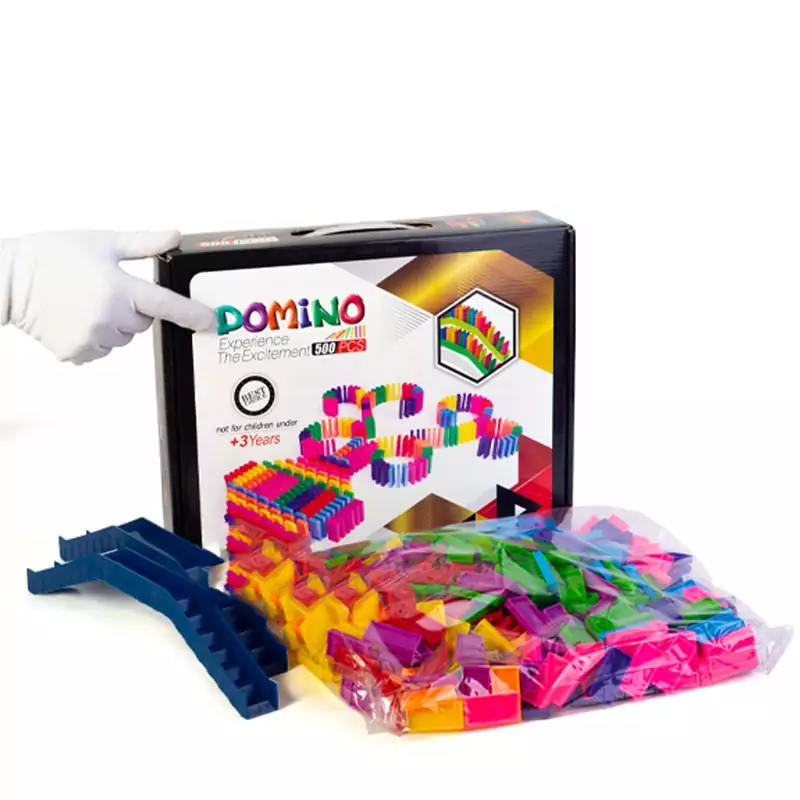 اسباب بازی دومینو حرفه ای 500 قطعه - 4 قسطه
