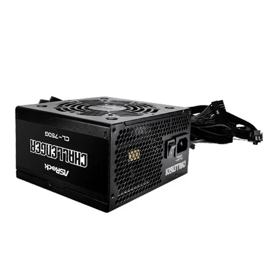پاور کامپیوتر 750 وات غیر ماژولار ازراک مدل Challenger CL-750G Gold