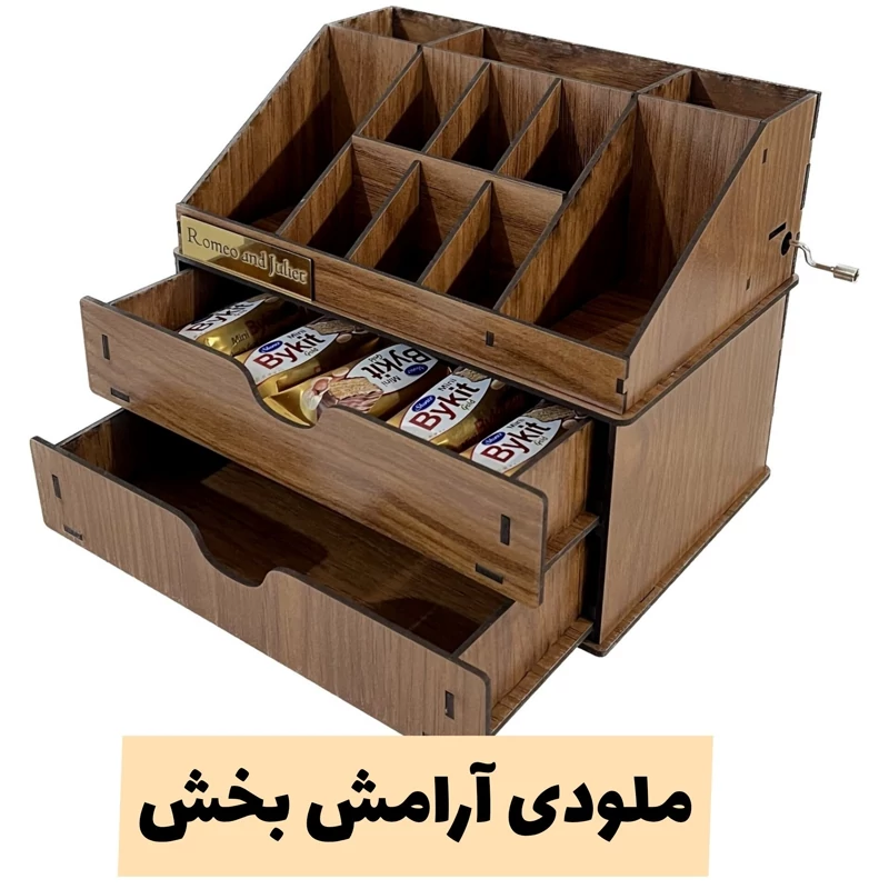 استند رومیزی لوازم ارایش موزیکال با ملودی آرامش بخش kiss the rain - بهترین هدیه برای روز زن مادر و دختر