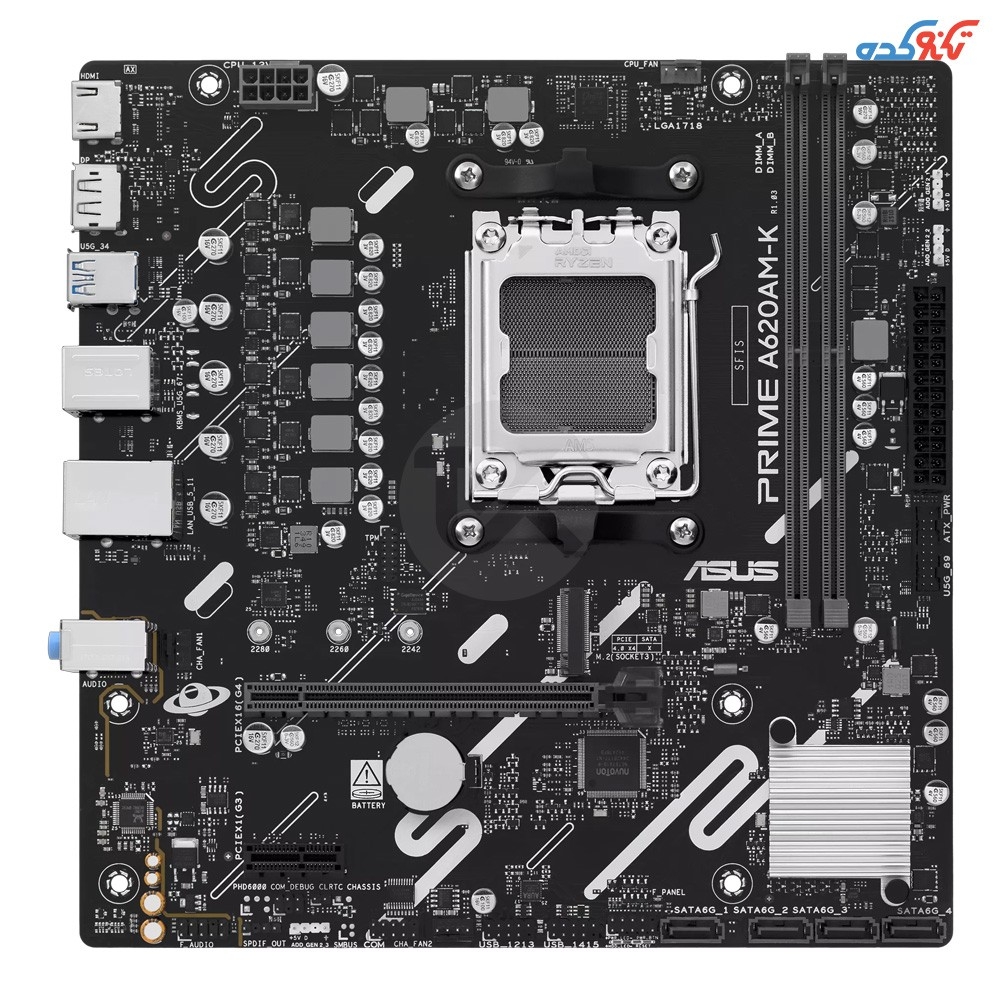 مادربرد ایسوس مدل ASUS PRIME A620AM-K DDR5