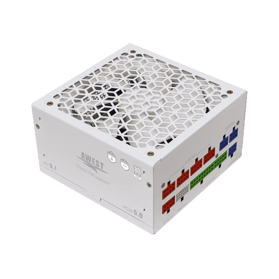 پاور کامپیوتر 750 وات تمام ماژولار اوست مدل GT-AV750-GF V3 White