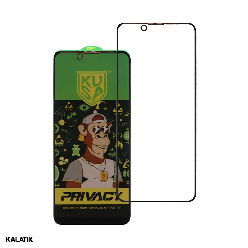 محافظ صفحه نمایش گوشی اپل iPhone 13 Pro Max مدل کوزا Privacy ESD شیشه ای