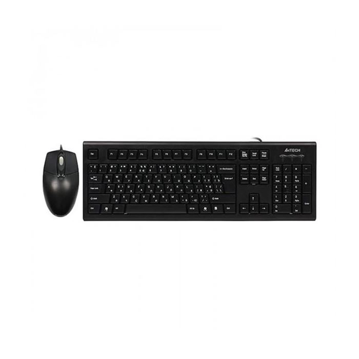 کیبورد و ماوس باسیم ای فورتک A4Tech KR-8572S با حروف فارسی