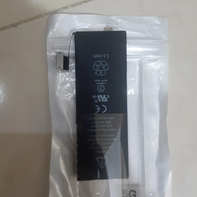 باطری آیفون 5g اورجینال شرکتی