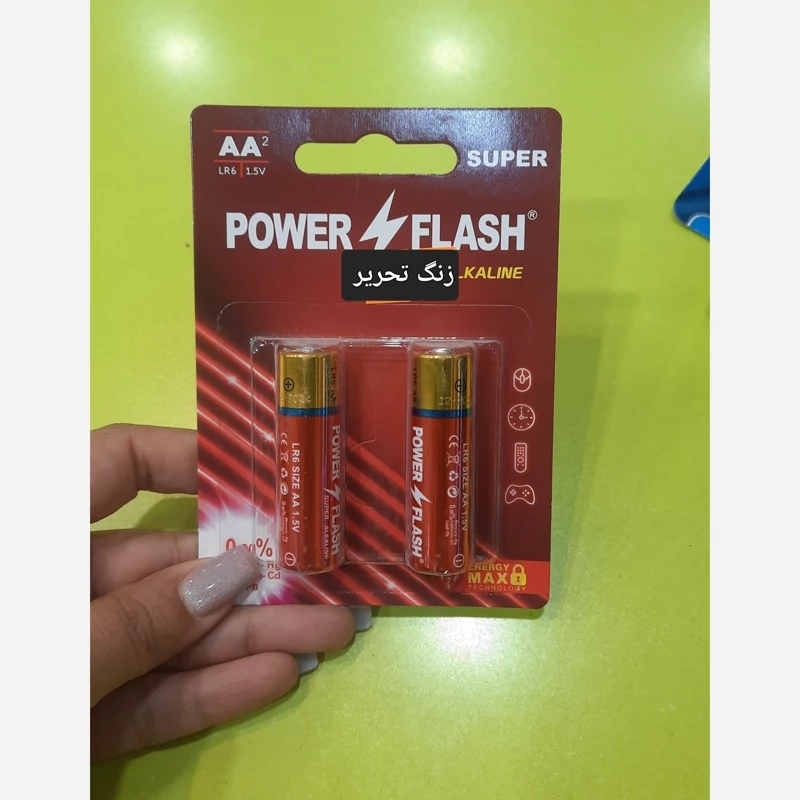 باطری قلمی 2 عددی power flash