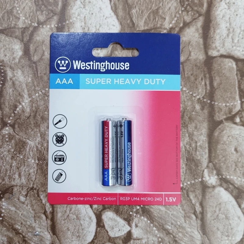 باطری نیم قلمی مدل Super Heavy Duty بسته 2 عددی