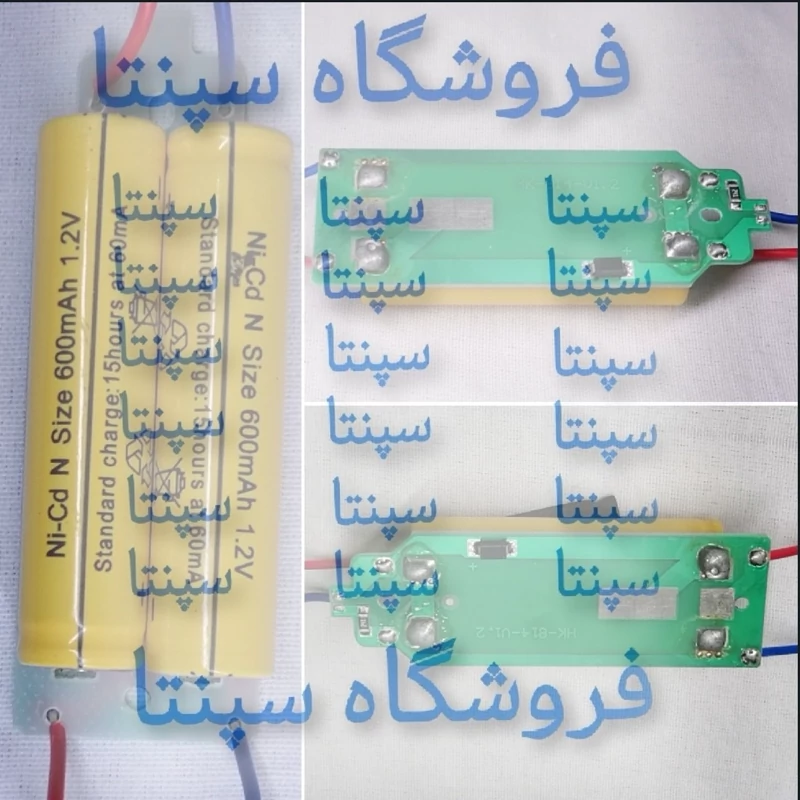 باطری ریش تراش جیمی 6050(باطری به همراه برد)(اصل) باطری ماشین اصلاح جیمی مدل 6050 باطری ماشین اصلاح سر و صورت جیمی 6050