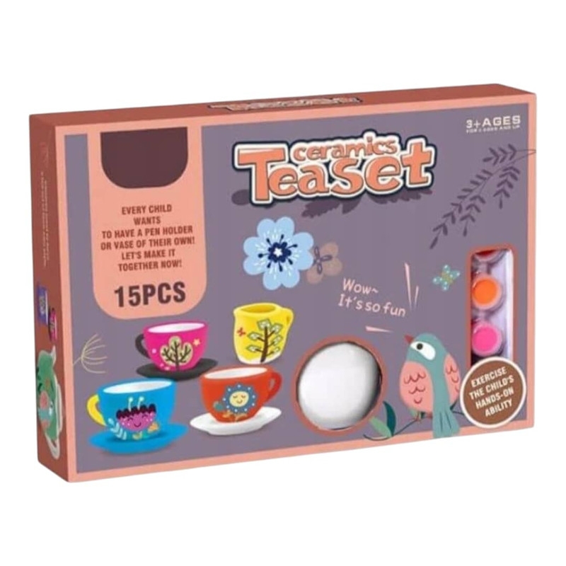بازی آموزشی رنگ آمیزی مدلچای خوریکد TRB-TEASET