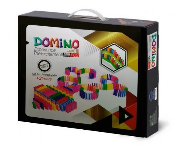 بازی Domino دومینو 500 قطعه (پرشین) جعبه ای بزرگ دسته دار