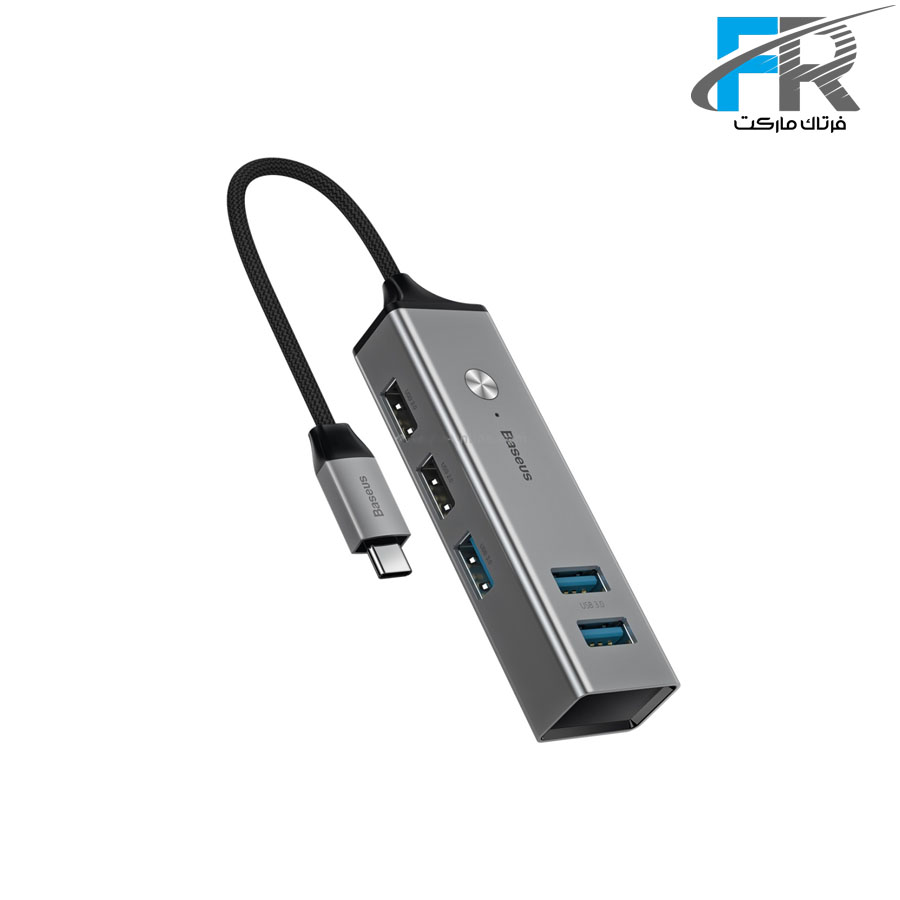 هاب 5 پورت باسئوس مدل Cube HUB Adapter CAHUB-D0G