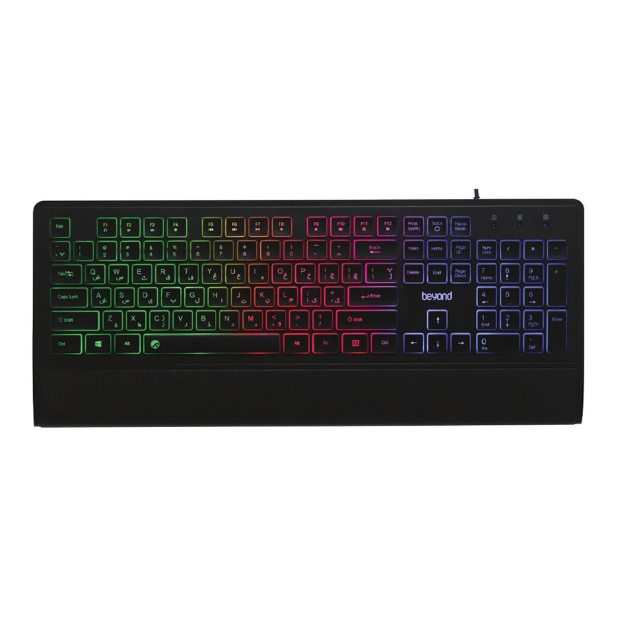کیبورد باسیم بیاند مدل BK-7210 RGB