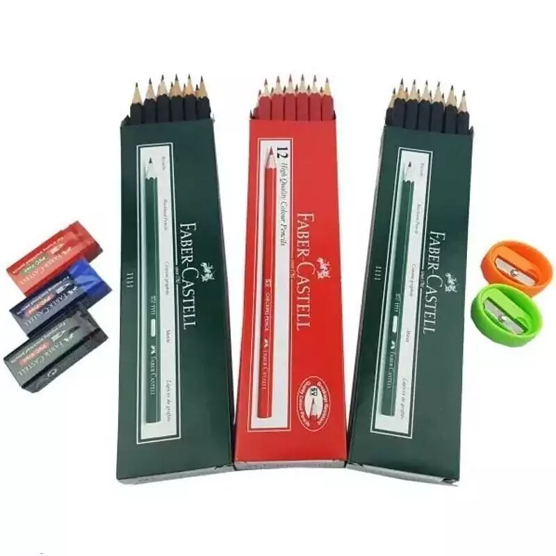 بسته لوازم التحریر فابر کاستل کد 86001 (علم گستر)