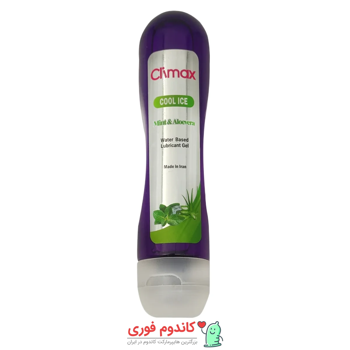 ژل روان کننده و خنک کننده آلوئه ورا و نعناع کلایمکس مدل Cool Ice کول آیس 95 میلی لیتر