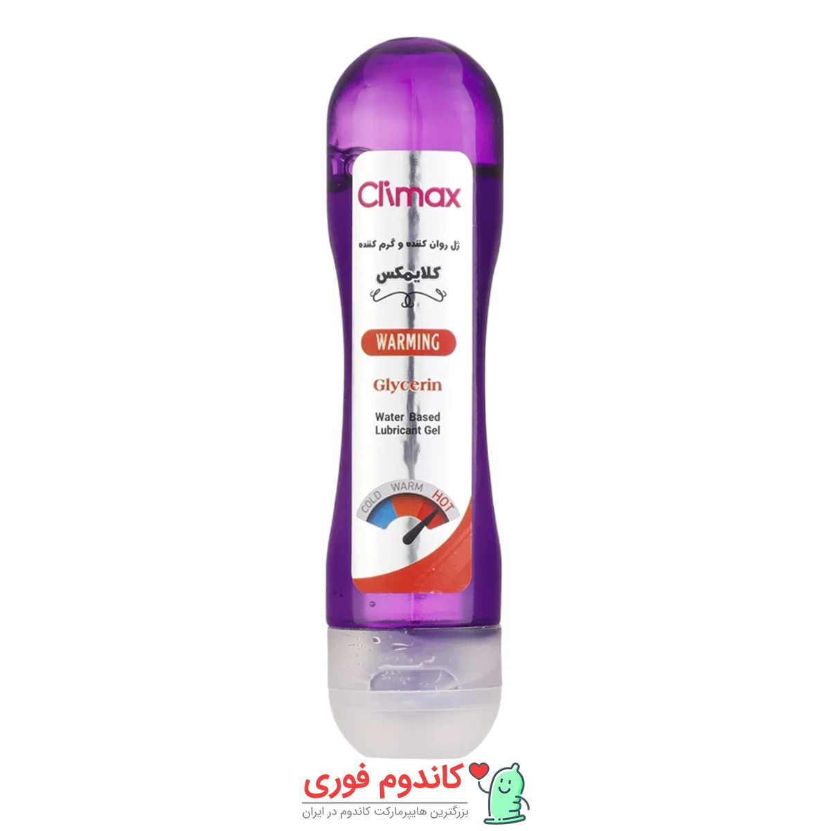 ژل روان کننده و گرم کننده کلایمکس مدل Warming وارمینگ 95 میلی لیتر