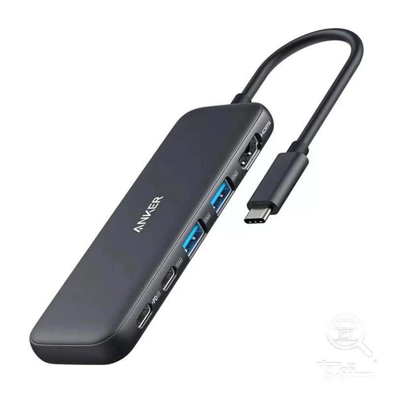 هاب 5 پورت تایپ سی انکر مدل A8355
