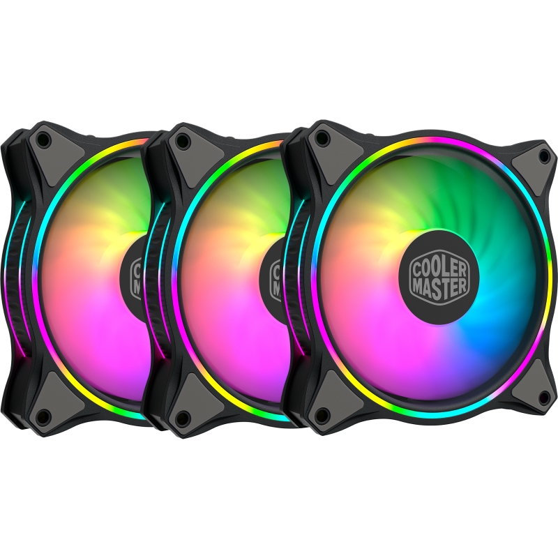 فن کیس کولر مستر مدل MasterFan MF120 Halo۲ 3 in 1بسته سه عددی