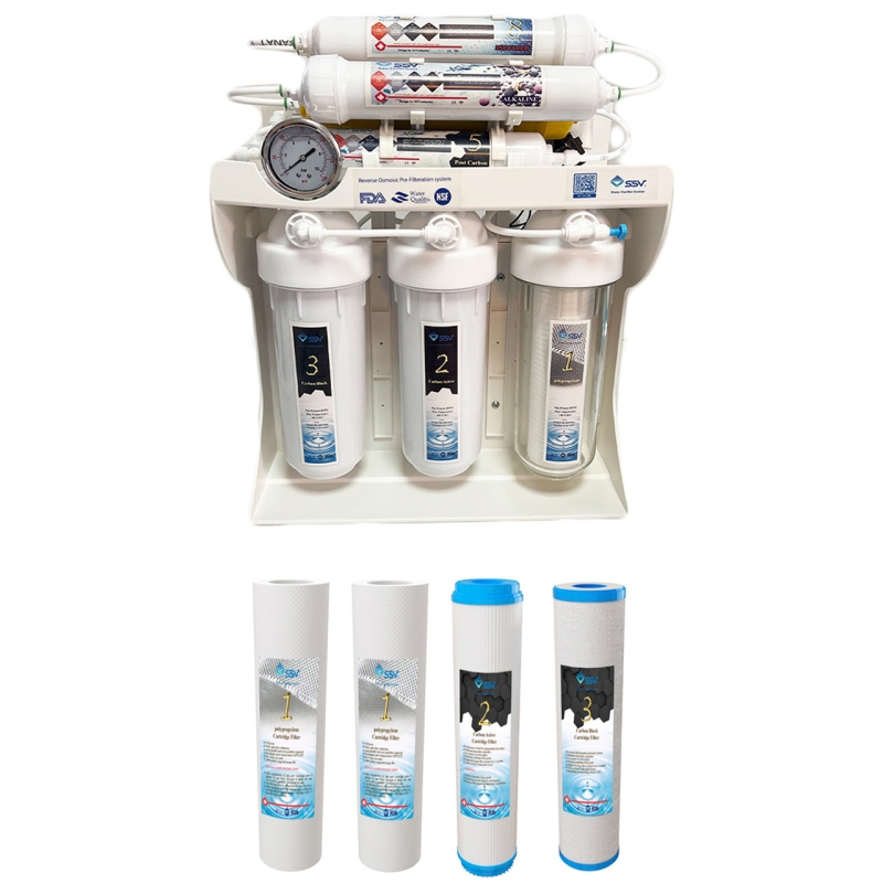 دستگاه تصفیه کننده آب اس اس وی مدل UltraPro X1000 M + 4F به همراه فیلتر