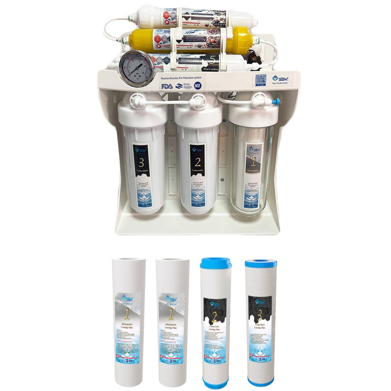 دستگاه تصفیه کننده آب اس اس وی مدل UltraPro X700 به همراه فیلتر تصفیه آب بسته 4 عددی