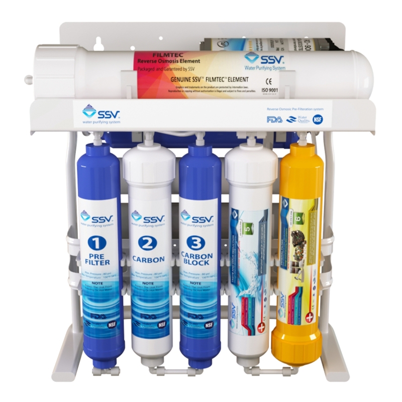 دستگاه تصفیهکننده آب خانگی اس اس وی مدل PureLine X1000