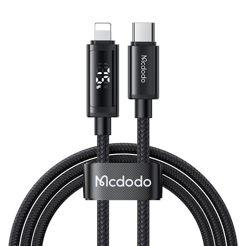کابل تبدیل لایتنینگ به USB-C مک دودو مدلDual LED Displays CA-7990 طول 1.2 متر