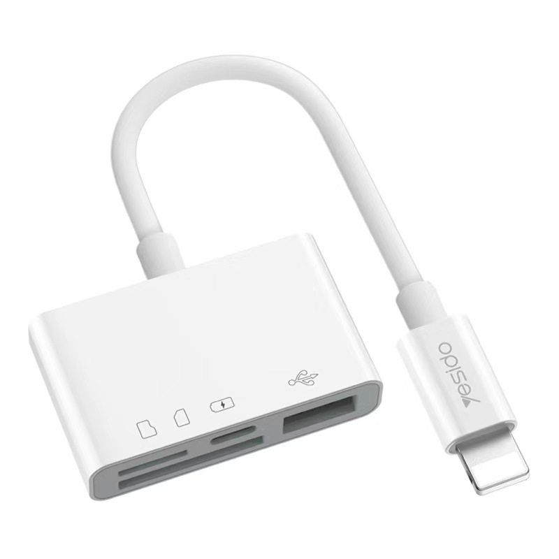 مبدل لایتنینگ به فلش مموری - مموری کارت یسیدو مدل GS12