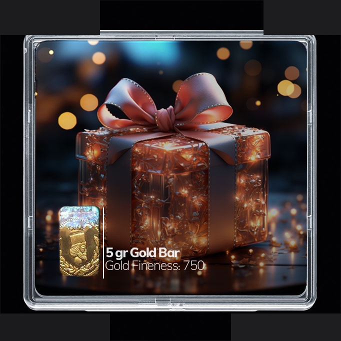 شمش طلا 18 عیار 100 سوت مدوپد مدل کادو کد SG10778