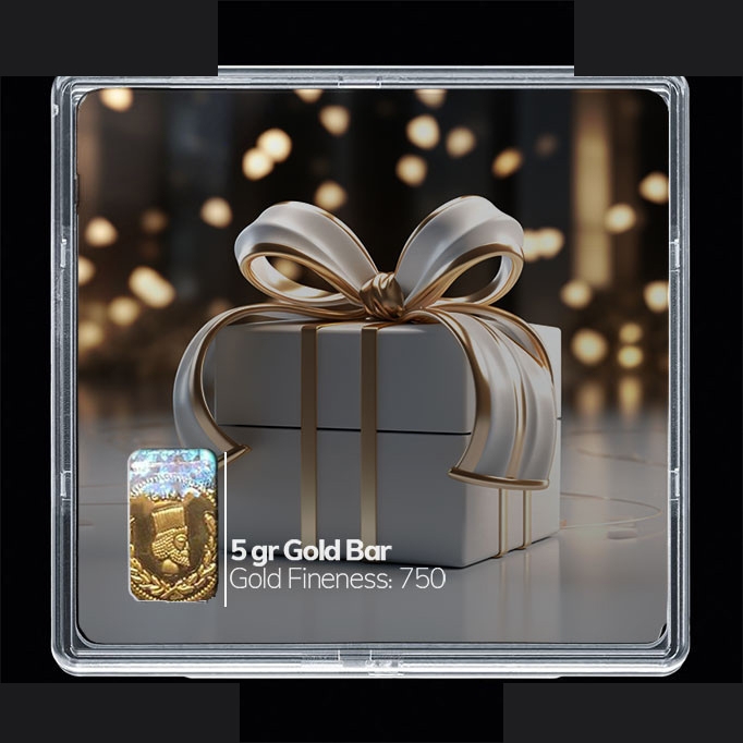 شمش طلا 18 عیار 100 سوت مدوپد مدل کادو کد SG10808