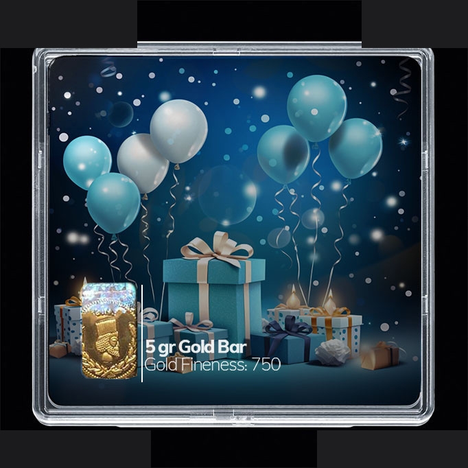 شمش طلا 18 عیار 100 سوت مدوپد مدل کادو کد SG10856
