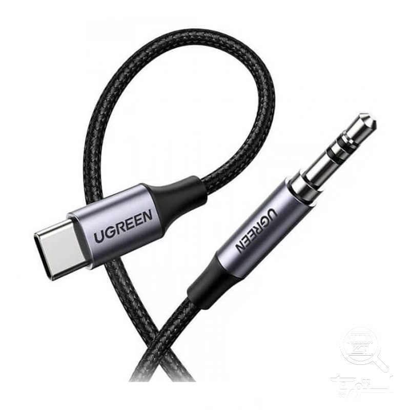 کابل USB-C به AUX یوگرین AV143 مدل 30633 طول 1 متر