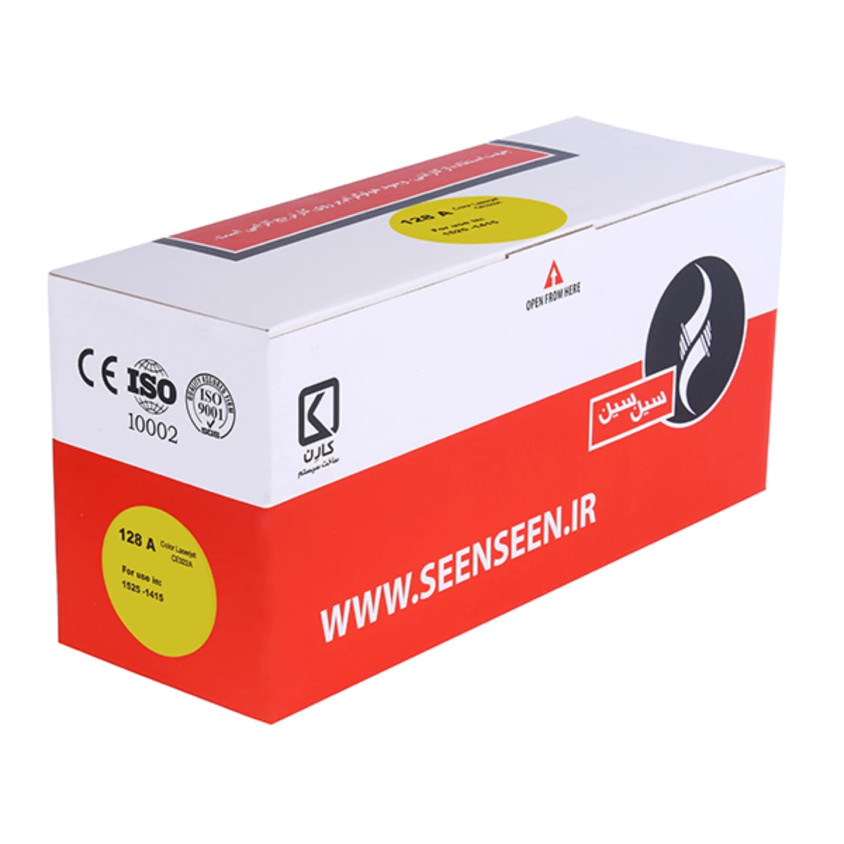 کارتریج سین سین طرح HP 128A زرد