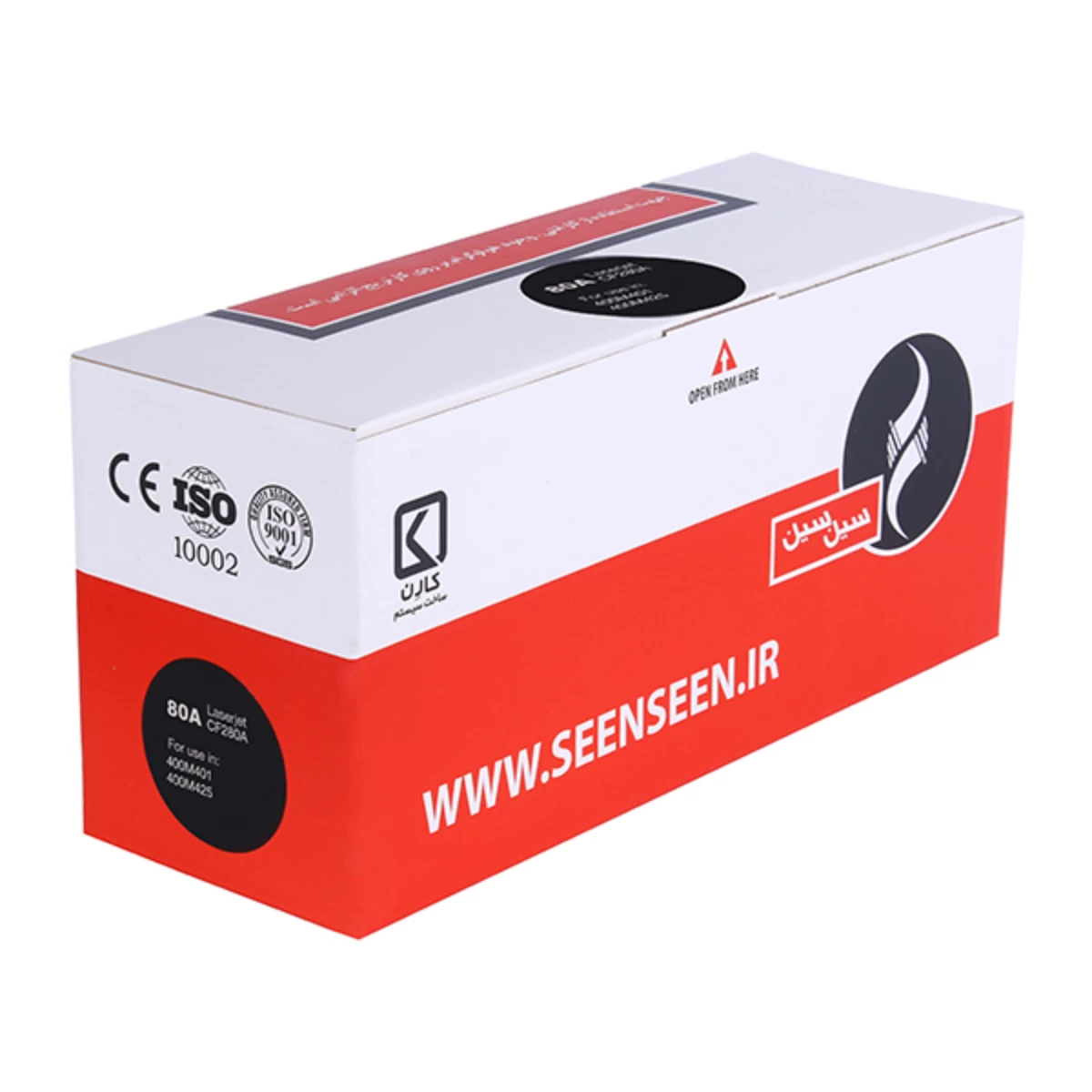 کارتریج سین سین طرح HP 80A مشکی