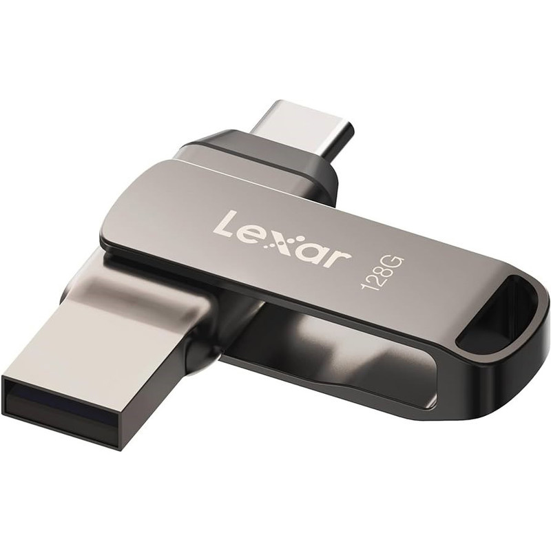 فلش مموری لکسار مدل JumpDrive® Dual Drive D400 USB 3.1 Type-C ظرفیت 64 گیگابایت