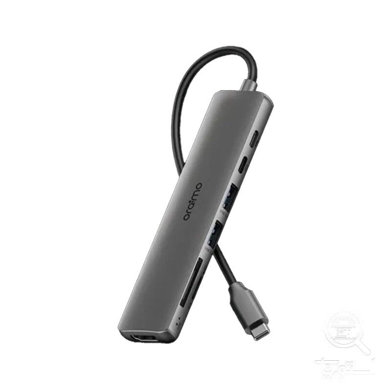 هاب 7 پورت USB-C اورایمو مدل PowerTrans